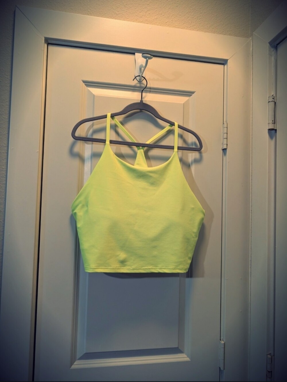 Highlighter Neon Yellow Old Navy Plus Active Cropped Tank